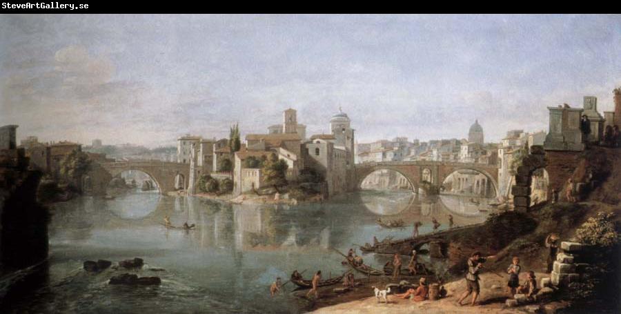 Gaspar Van Wittel the lsland in the tiber